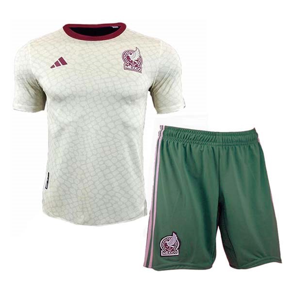 Maillot Mexique Exterieur Enfant 2022-23 Blanc